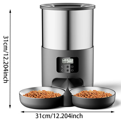 Smart Dispenser For Cats Dog Dry Food Bowl
