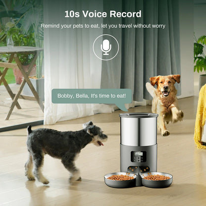 Smart Dispenser For Cats Dog Dry Food Bowl