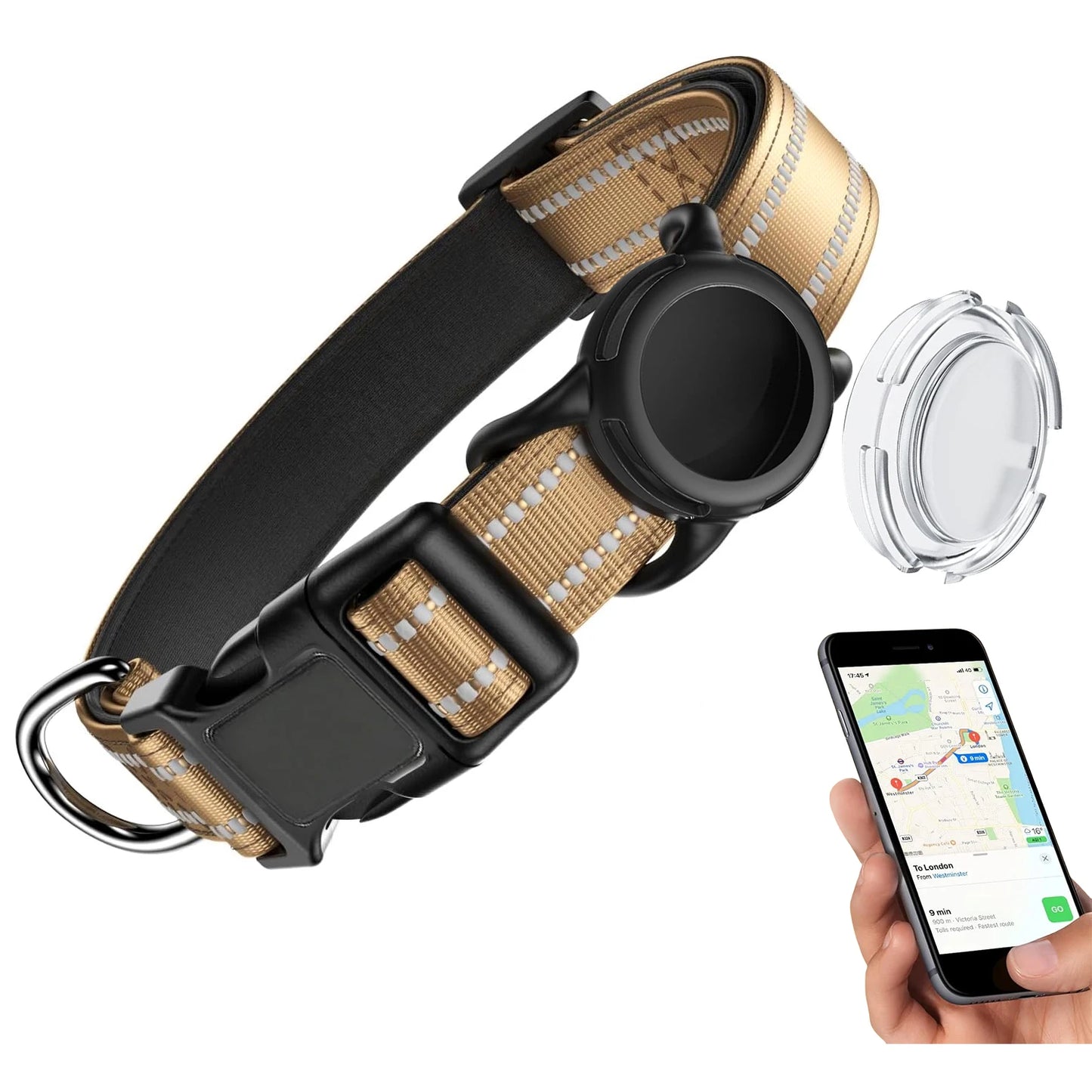 Waterproof Air Tag Dog Collar