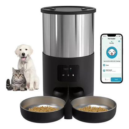 Smart Dispenser For Cats Dog Dry Food Bowl