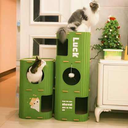 Multi-Layer Cat House