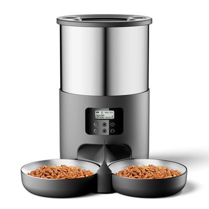 Smart Dispenser For Cats Dog Dry Food Bowl