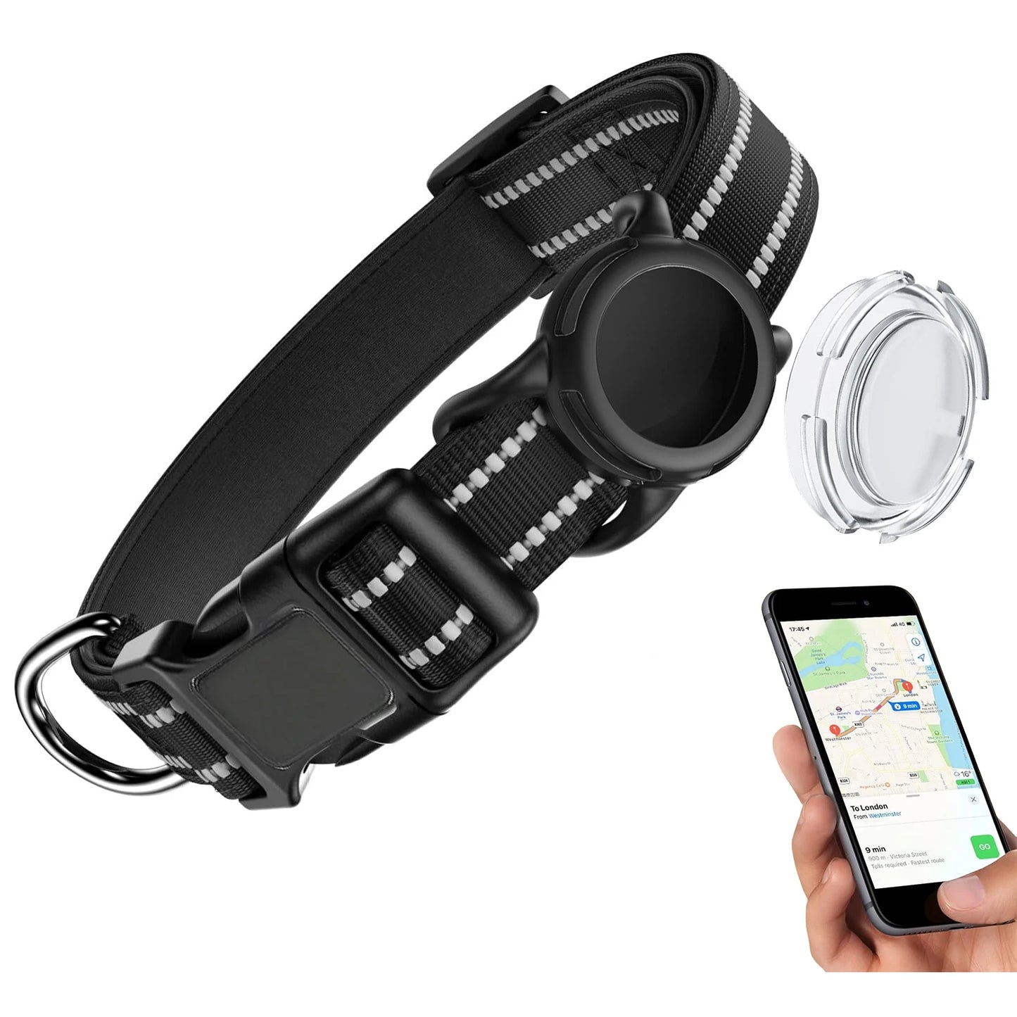 Waterproof Air Tag Dog Collar