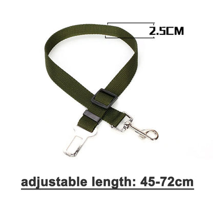 Adjustable Dog Car Seat Belt Harness