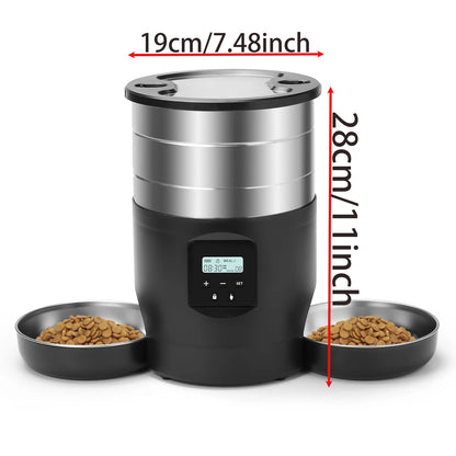 Smart Dispenser For Cats Dog Dry Food Bowl