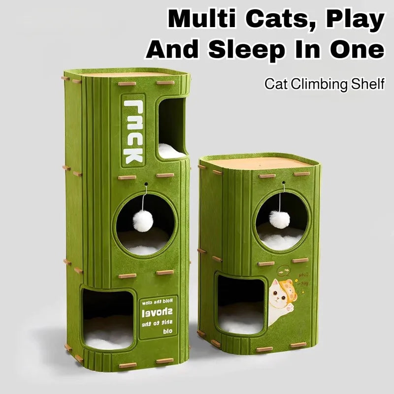 Multi-Layer Cat House