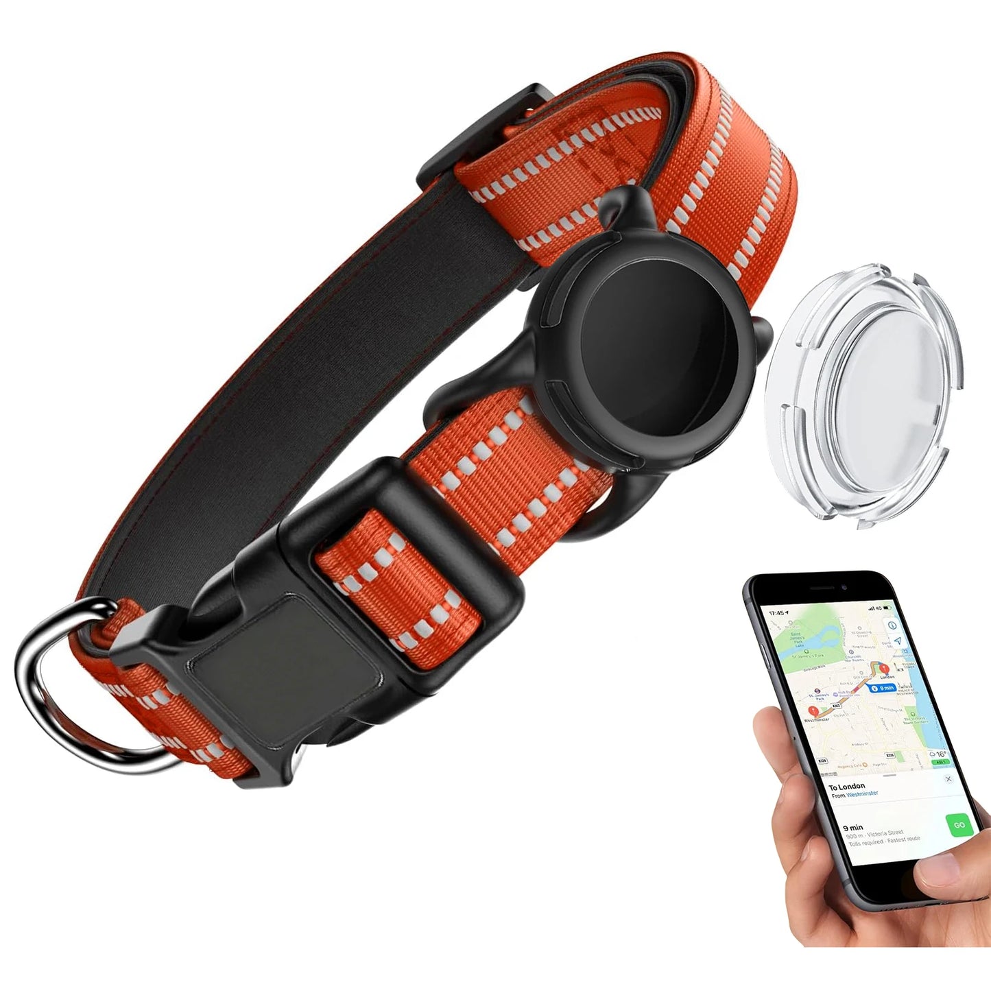 Waterproof Air Tag Dog Collar