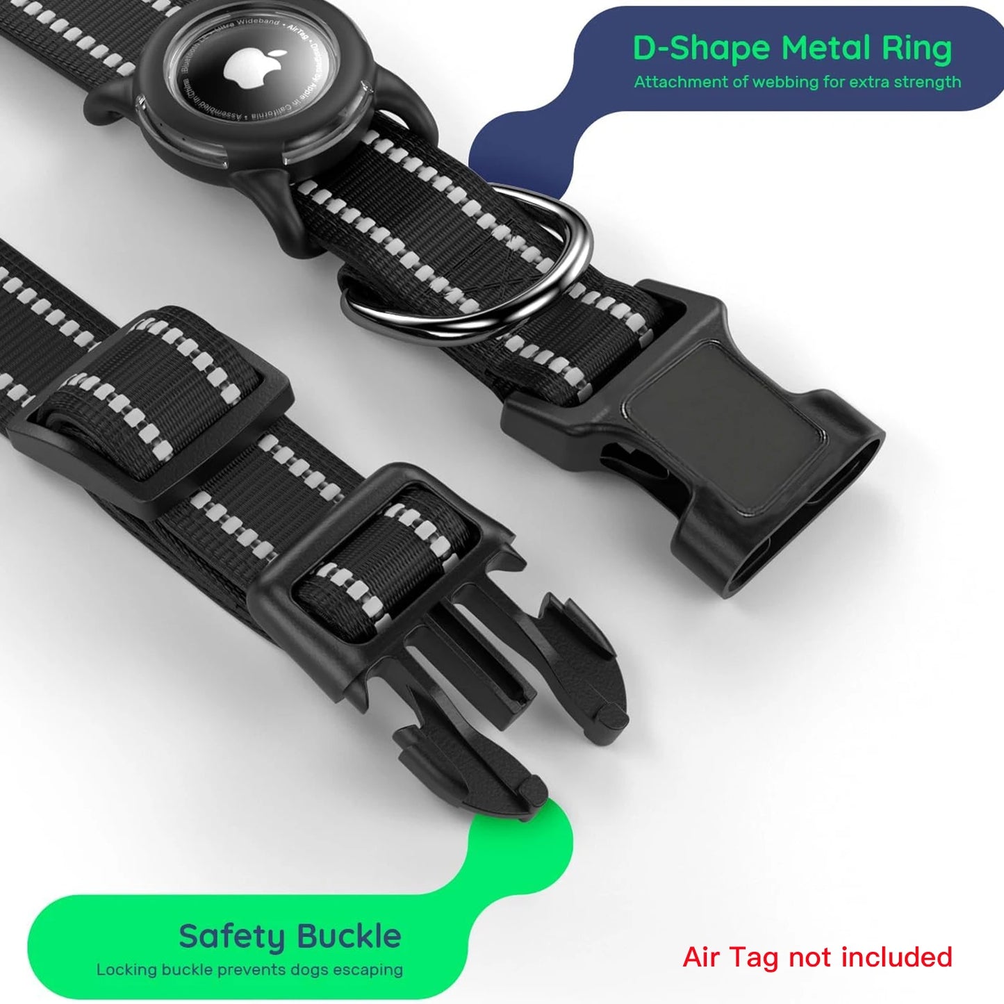Waterproof Air Tag Dog Collar
