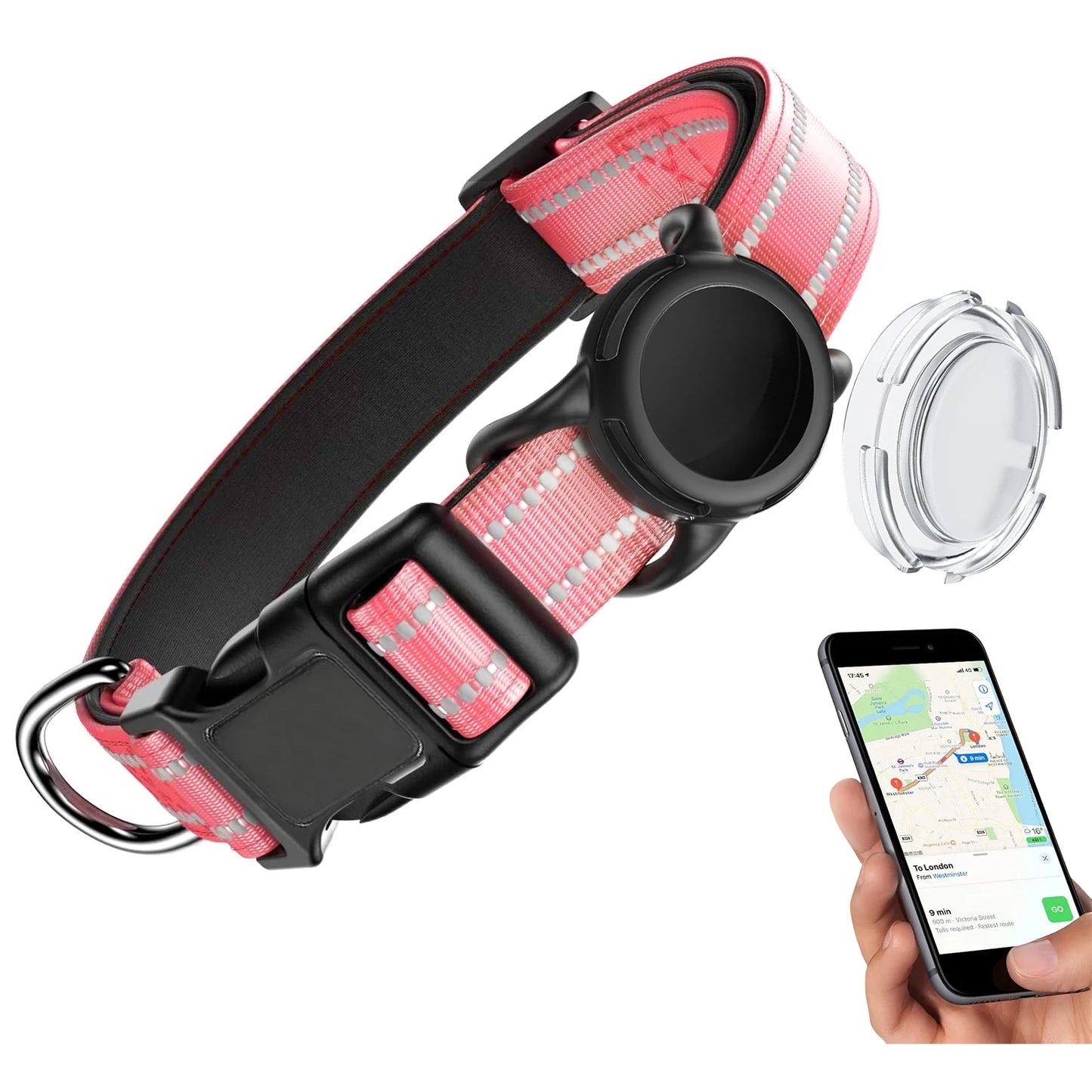 Waterproof Air Tag Dog Collar